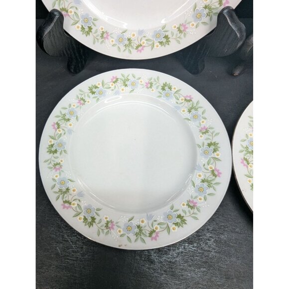Johann Haviland Forever Spring Pattern Porcelain Dessert Plates Set of 4 - Picture 5 of 10